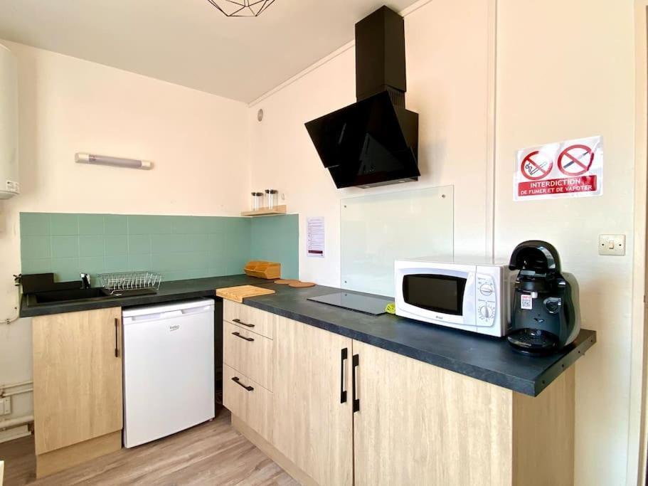 T2 Cosy Proche Hopital + Parking Gratuit Sur Place Auxerre Exterior foto